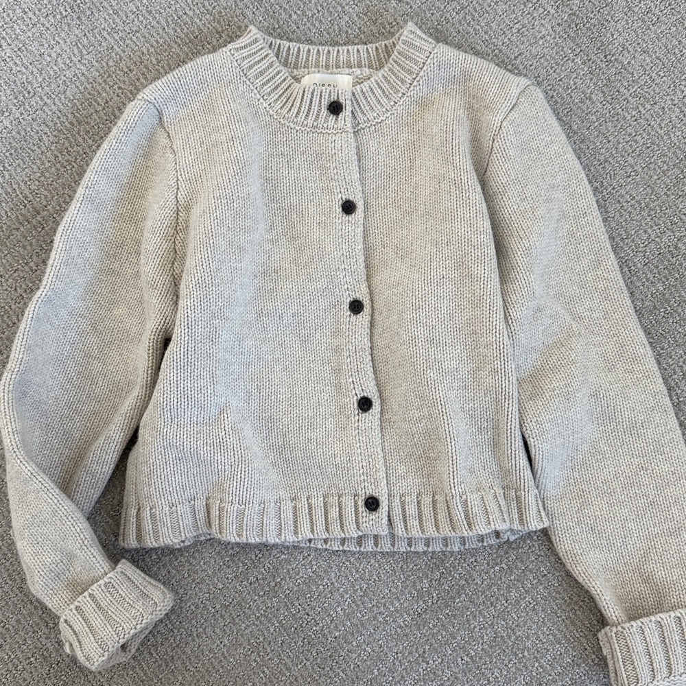 DISSH Women's Beige Cardigan Sweater- NWOT - Picture 2 of 3